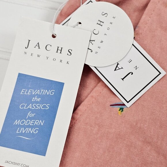 Jachs Men's Pink Surfer Print Stretch Twill Chino Bleecker Shorts Size 33 NWT - Picture 11 of 15